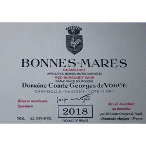2018 Domaine Comte Georges de Vogue, Bonnes Mares Grand Cru 1x150cl