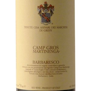 2015 Tenute Cisa Asinari dei Marchesi di Gresy, Barbaresco, Martinenga Camp Gros 1x150cl