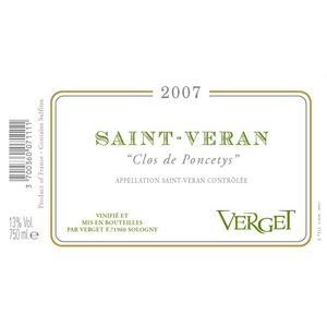 2008 Guffens Heynen, Saint-Veran, Le Clos des Poncetys 6x75cl
