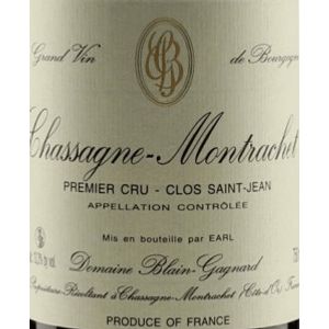 2022 Jean-Marc Blain-Gagnard, Chassagne-Montrachet Premier Cru, Clos Saint-Jean Rouge 12x75cl