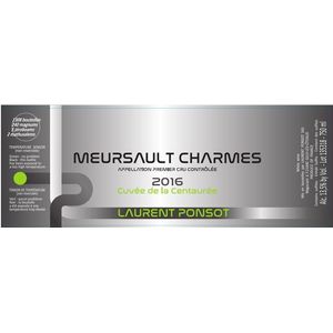 2020 Laurent Ponsot, Meursault Premier Cru, Charmes Cuvee de la Centauree 6x75cl