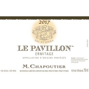 2017 M. Chapoutier, Ermitage, Le Pavillon 6x75cl