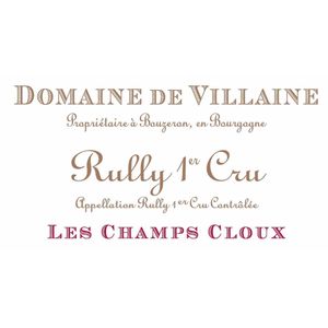 2016 Domaine Aubert et Pamela Villaine, Rully Premier Cru, Champs Cloux 6x75cl