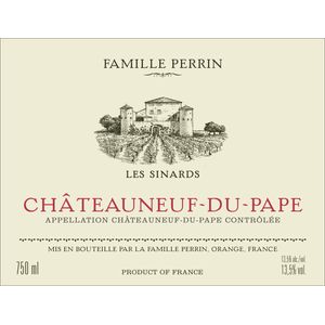 2017 Famille Perrin, Chateauneuf-du-Pape, Les Sinards Rouge 6x75cl