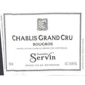 2022 Domaine Servin, Chablis Grand Cru, Bougros 6x75cl