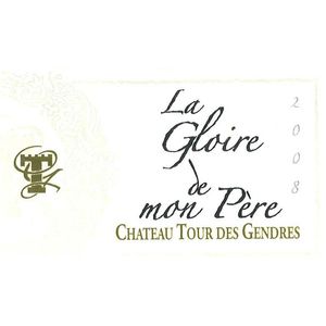 2015 Tour des Gendres, Gloire Mon Pere, Cotes de Bergerac 6x150cl