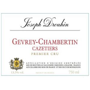 2020 Joseph Drouhin, Gevrey-Chambertin Premier Cru, Les Cazetiers 6x75cl