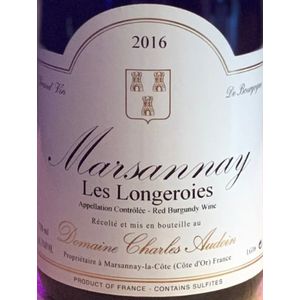 2016 Domaine Charles Audoin, Marsannay, Les Longeroies 6x75cl