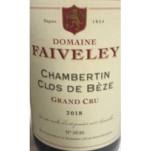 2018 Domaine Faiveley, Chambertin-Clos de Beze Grand Cru 6x75cl