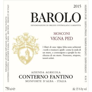 2018 Azienda Agricola Conterno Fantino, Barolo, Mosconi Vigna Ped 6x75cl