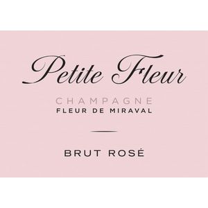 NV Fleur de Miraval, Petite Fleur Brut Rose, Champagne 1x75cl