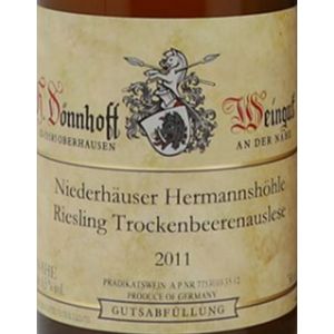 2011 Donnhoff, Niederhauser Hermannshohle Riesling TBA Auktion, Nahe 1x75cl