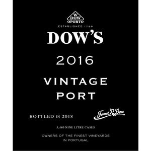 2016 Dow's, Vintage Port 6x75cl