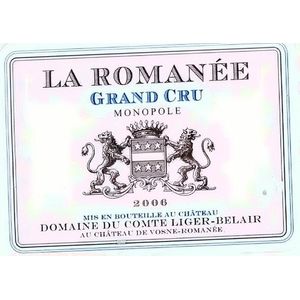 2006 Domaine du Comte Liger Belair, Vosne-Romanee, La Colombiere 12x75cl