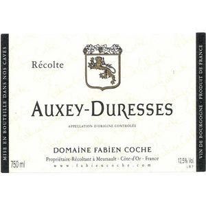 2022 Domaine Fabien Coche, Auxey-Duresses, Blanc 12x75cl