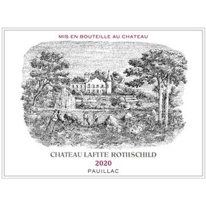 2020 Chateau Lafite Rothschild Premier Cru Classe, Pauillac 3x75cl