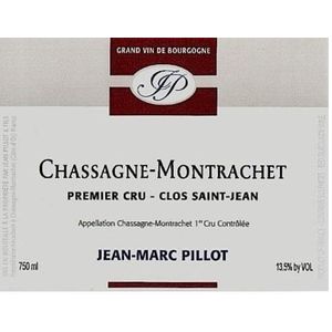 2017 Jean-Marc Pillot, Chassagne-Montrachet Premier Cru, Clos Saint-Jean Rouge 6x75cl