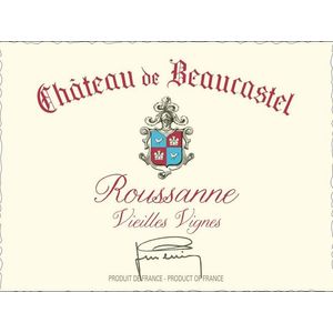 2023 Chateau de Beaucastel Roussanne Vieilles Vignes, Chateauneuf-du-Pape 3x75cl