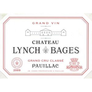 2009 Chateau Lynch-Bages 5eme Cru Classe, Pauillac 1x600cl