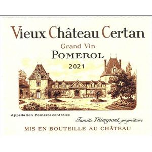 2021 Vieux Chateau Certan, Pomerol 1x300cl