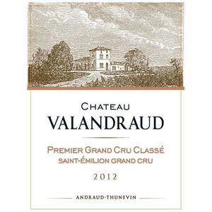2012 Chateau Valandraud Premier Grand Cru Classe B, Saint-Emilion Grand Cru 12x75cl