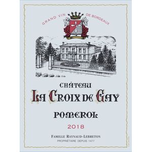 2018 Chateau La Croix de Gay, Pomerol 6x150cl