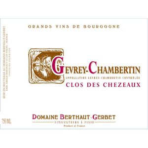 2017 Domaine Berthaut-Gerbet, Gevrey-Chambertin, Clos des Chezeaux 6x75cl