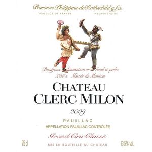 2009 Chateau Clerc Milon 5eme Cru Classe, Pauillac 12x75cl