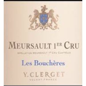 2022 Domaine Y. Clerget, Meursault Premier Cru, Les Boucheres 6x75cl
