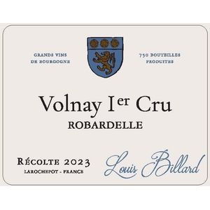 2023 Louis Billard, Volnay Premier Cru, Robardelle 6x75cl