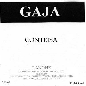 2019 Gaja, Barolo, Conteisa 1x150cl
