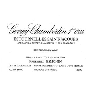 2023 Frederic Esmonin, Gevrey-Chambertin Premier Cru, Estournelles-Saint-Jacques 12x75cl