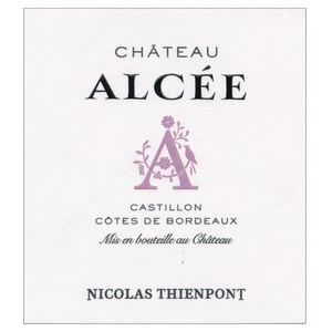 2018 Chateau Alcee, Castillon-Cotes de Bordeaux 6x75cl