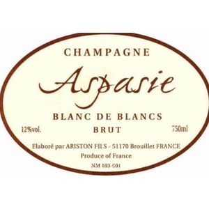 NV Aspasie, Blanc de Blancs, Champagne 6x75cl