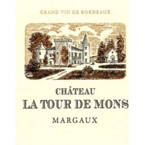 2015 Chateau La Tour de Mons, Margaux 6x150cl