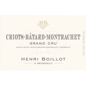 2018 Henri Boillot, Criots-Batard-Montrachet Grand Cru 1x75cl