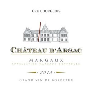 2015 Chateau d'Arsac, Margaux 6x150cl