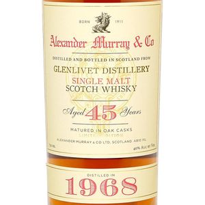 1968 Glenlivet (Alexander Murray), Single Malt 45YO, Speyside 1x75cl