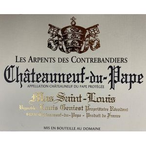 2019 Mas Saint Louis, Chateauneuf-du-Pape, Les Arpents des Contrebandiers 6x75cl
