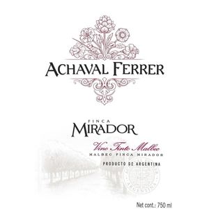 2013 Achaval Ferrer, Finca Mirador, Mendoza 6x75cl