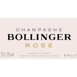 NV Bollinger, Rose 6x75cl