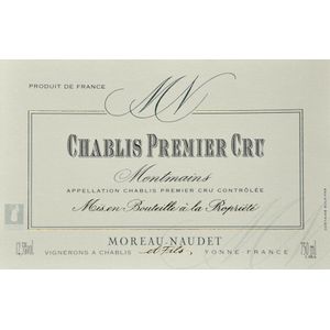 2022 Moreau-Naudet, Chablis Premier Cru, Montmains 6x75cl