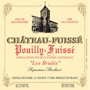 2022 Chateau Fuisse, Pouilly-Fuisse, Les Brules 12x75cl