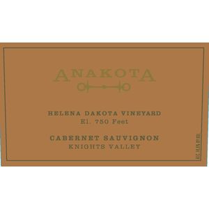 2019 Anakota, Helena Dakota Vineyard Cabernet Sauvignon, Knights Valley 6x75cl