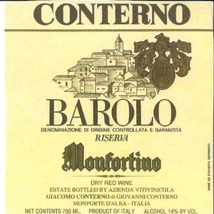 2019 Giacomo Conterno, Barolo, Monfortino Riserva 3x75cl