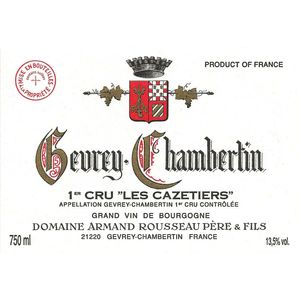 2012 Domaine Armand Rousseau, Gevrey-Chambertin Premier Cru, Les Cazetiers 6x75cl