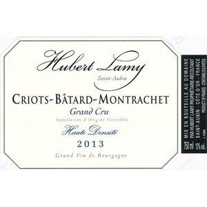 2020 Hubert Lamy, Criots-Batard-Montrachet Grand Cru, Haute Densite 1x75cl