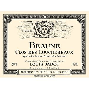 2020 Domaine des Heritiers Louis Jadot, Beaune Premier Cru, Clos des Couchereaux 6x75cl