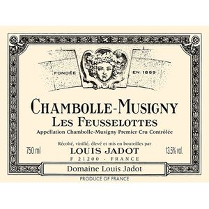 2010 Domaine Louis Jadot, Chambolle-Musigny Premier Cru, Les Fuees 6x75cl
