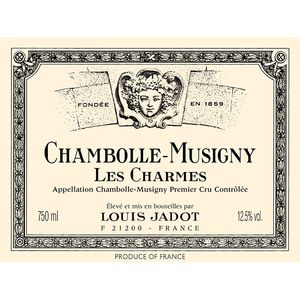 2016 Maison Louis Jadot, Chambolle-Musigny Premier Cru, Les Charmes 6x75cl